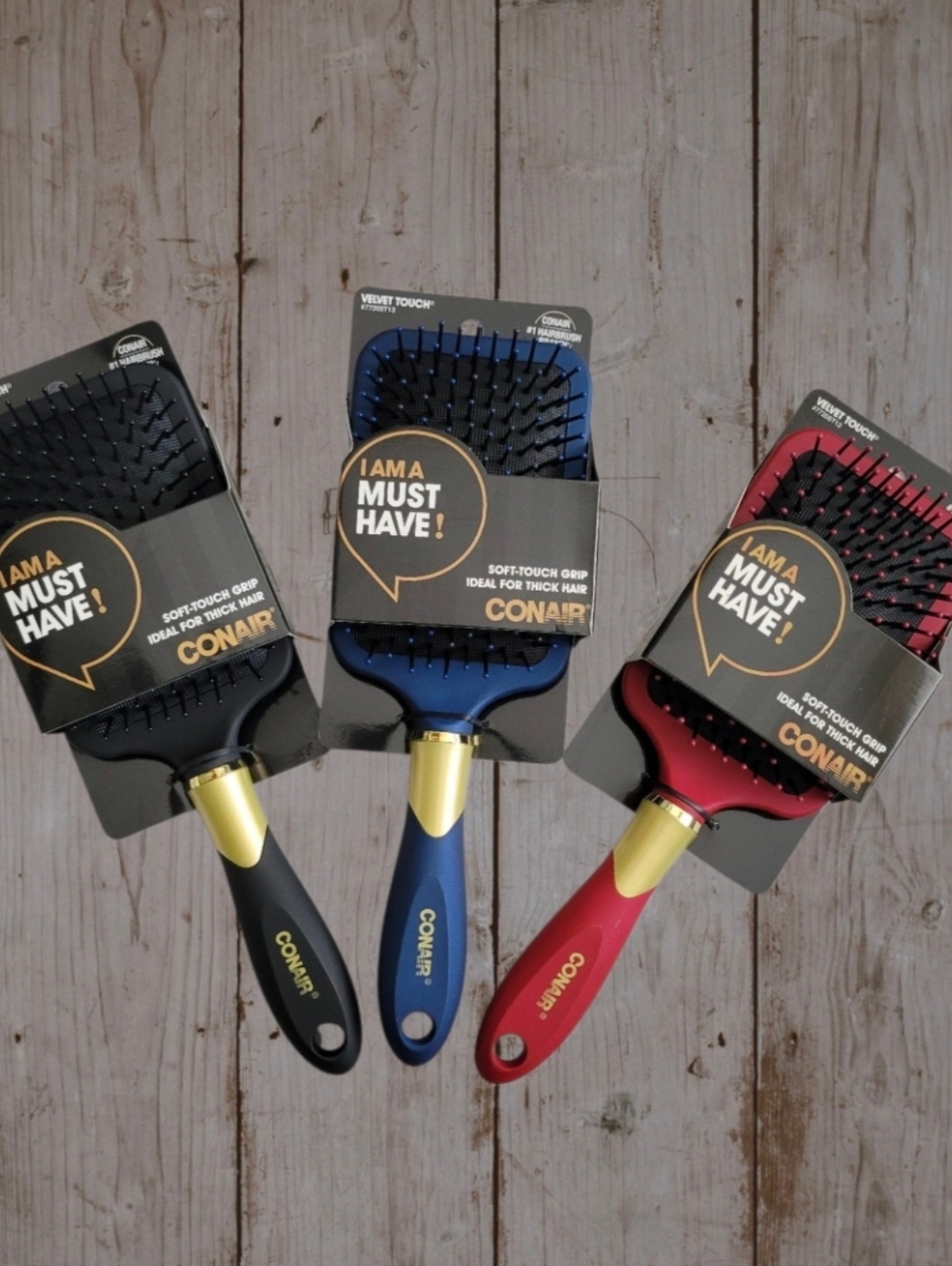 Wet Paddle Hair Brush - Black, Blue, or Red 💐Buyers Choice